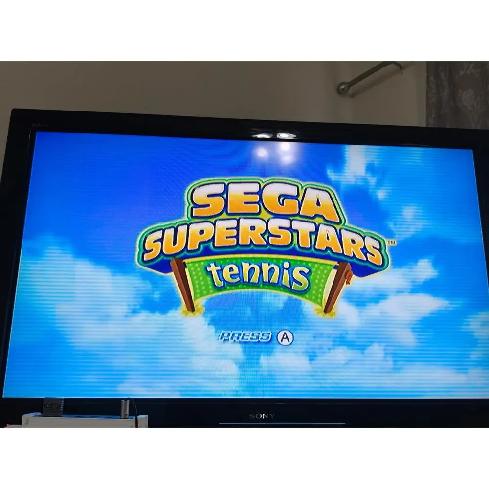 Sega Superstars Tennis (Nintendo Wii) CIB Complete Tested